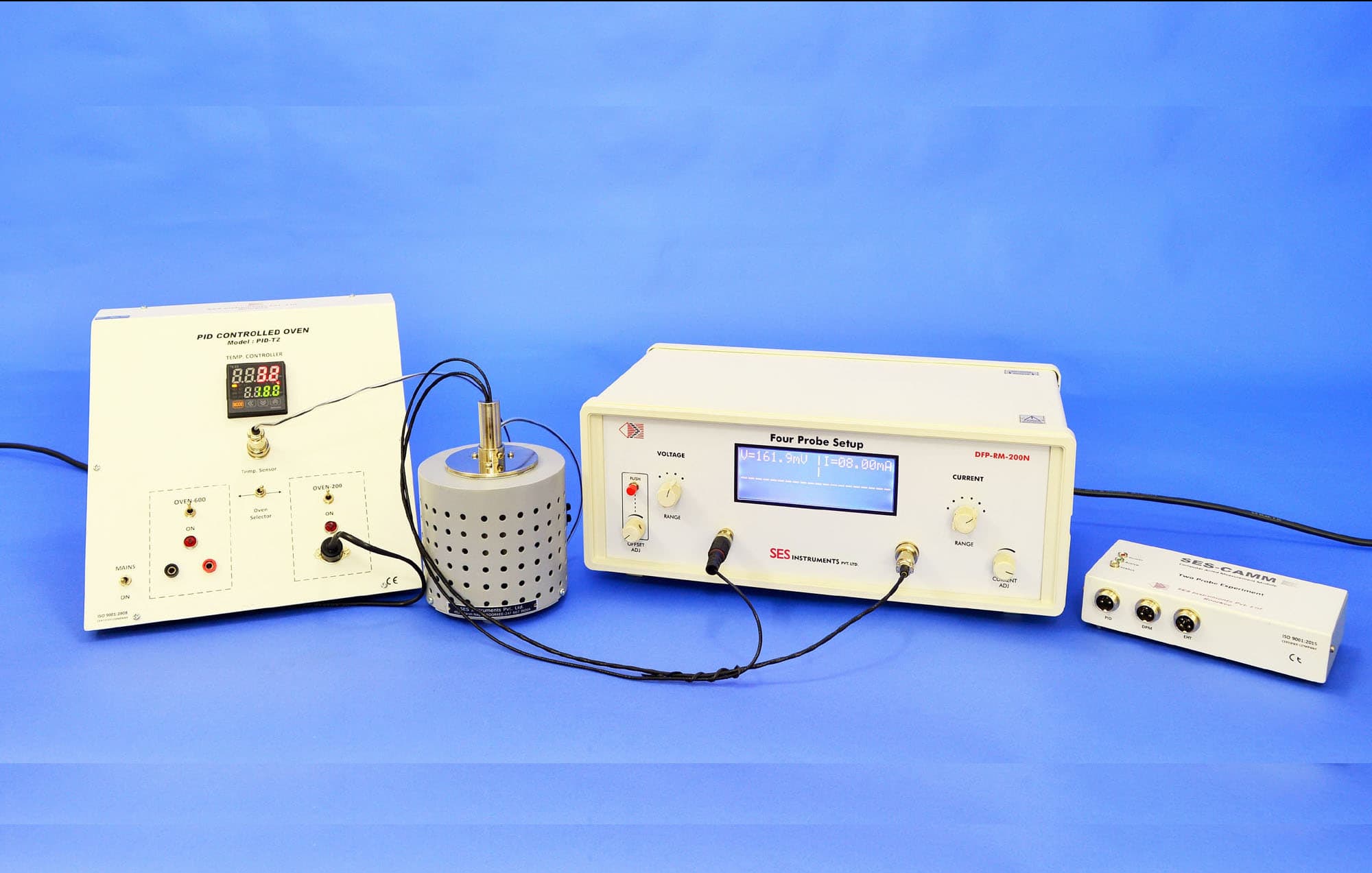 Four Probe Set-Up for measuring the resistivity of very low to highly (RM-200N) — view 1
