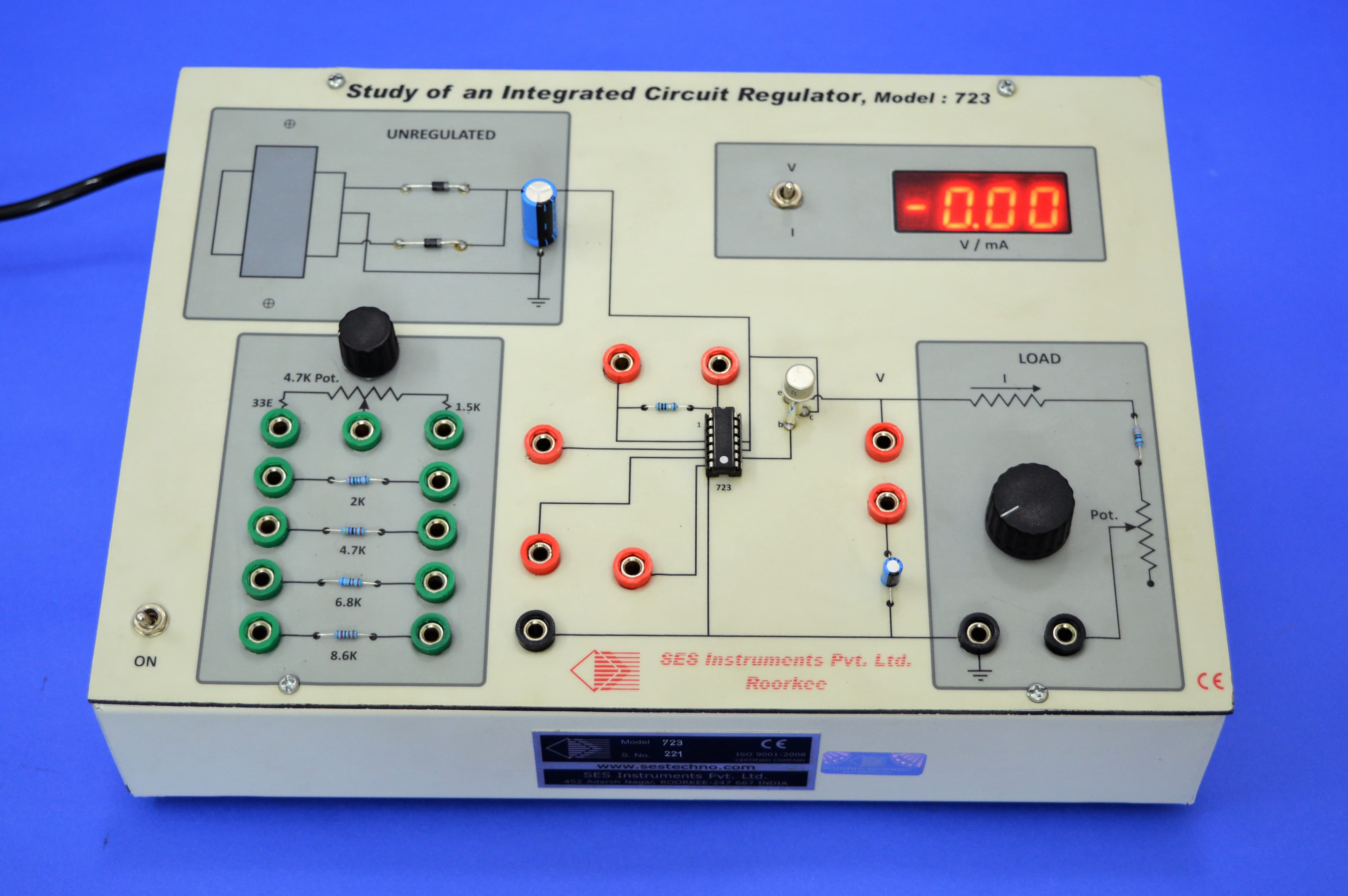 Study of an Integrated Circuit Regulator (723) — view 1