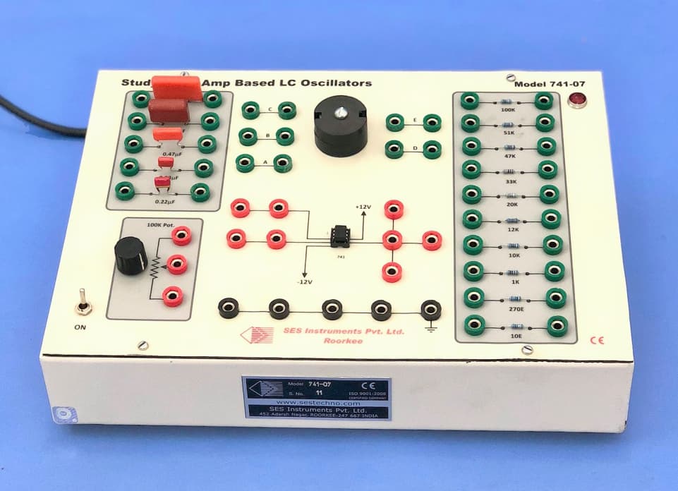 Study of Op Amp Based LC Oscillators (741-07) — view 1